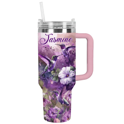 Shineful Tumbler Personalized Hummingbird Dream