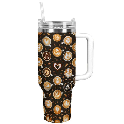 Shineful Tumbler Coffee Pattern