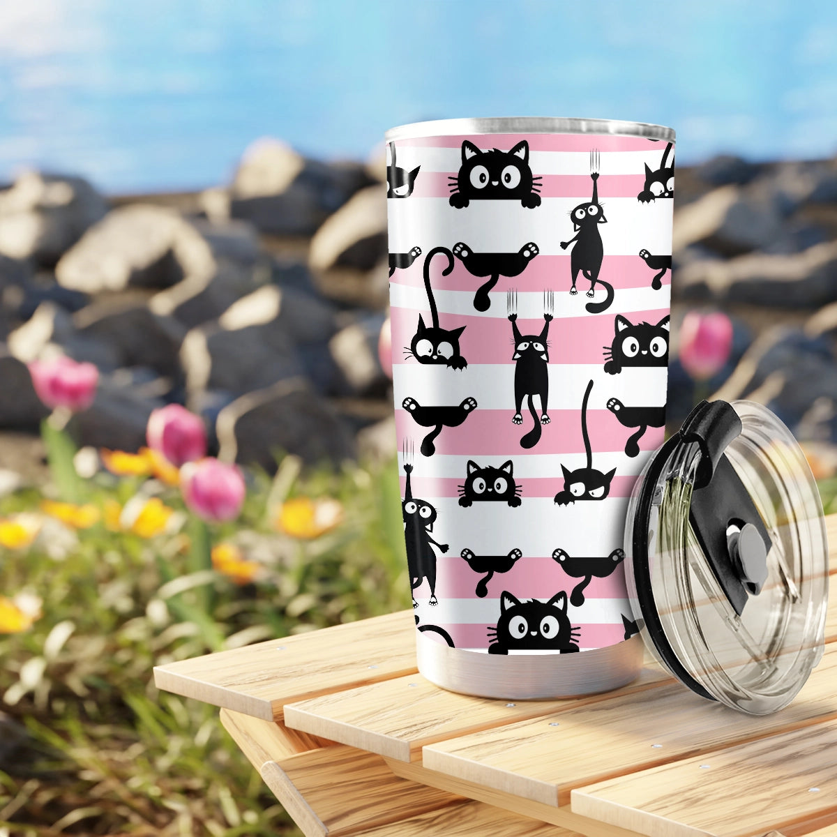 Shineful 20oz Tumbler Purrfectly Playful Cats