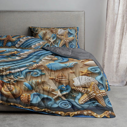 Shineful All Season Quilt 3-Piece Set Seashore Splendor