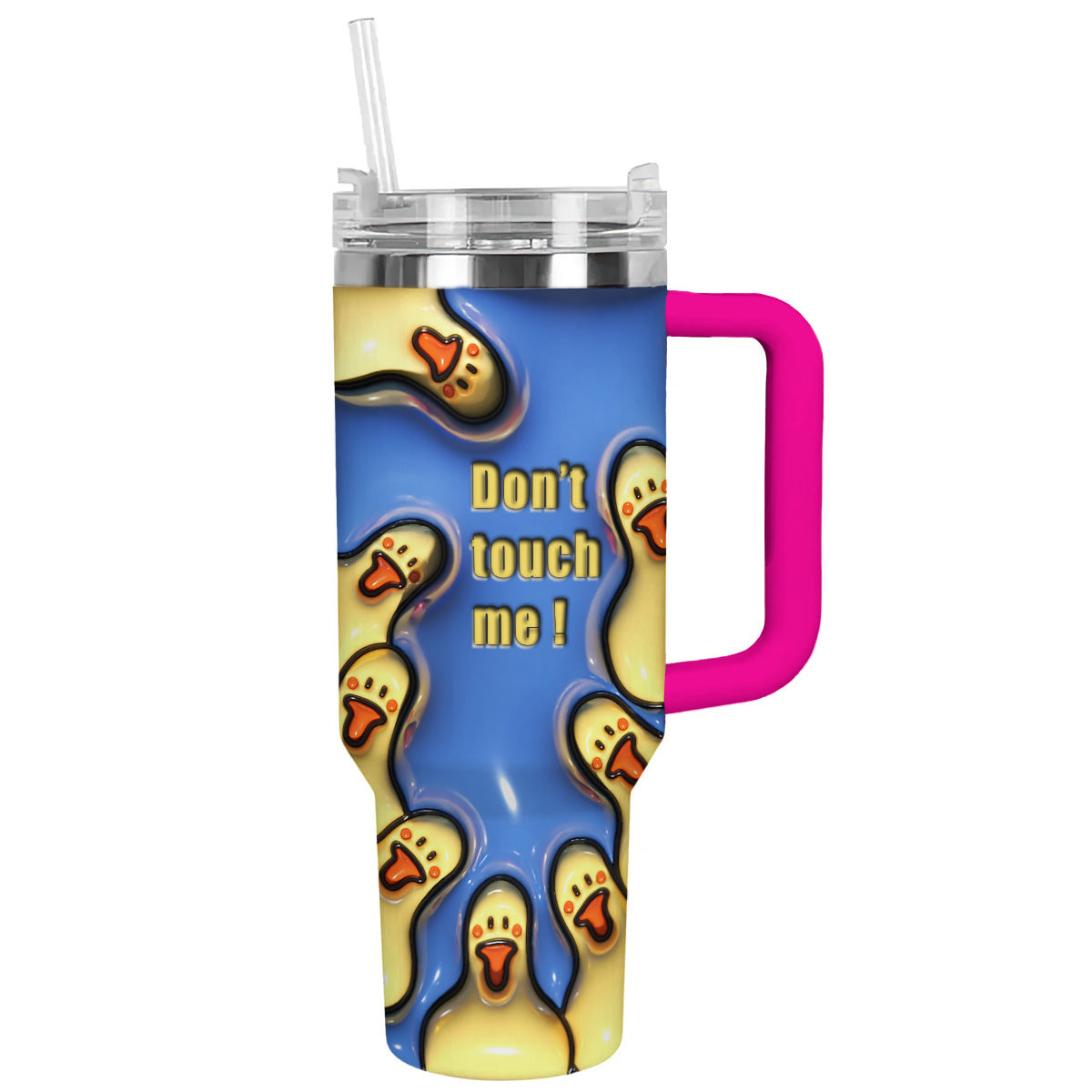 Duck Shineful™ Tumbler Funny Nl09 Hot Pink 40Oz