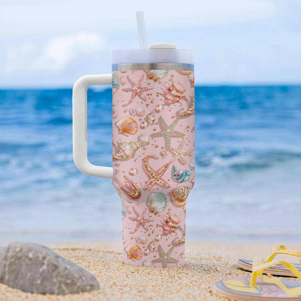 Shineful Tumbler Seashell Serenade