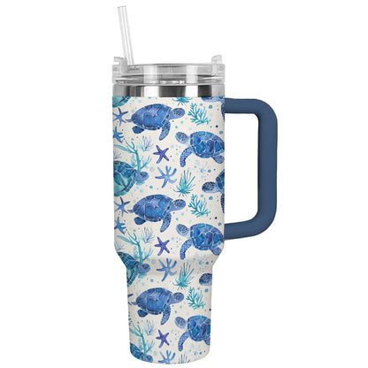 Shineful Tumbler Turtle Bliss