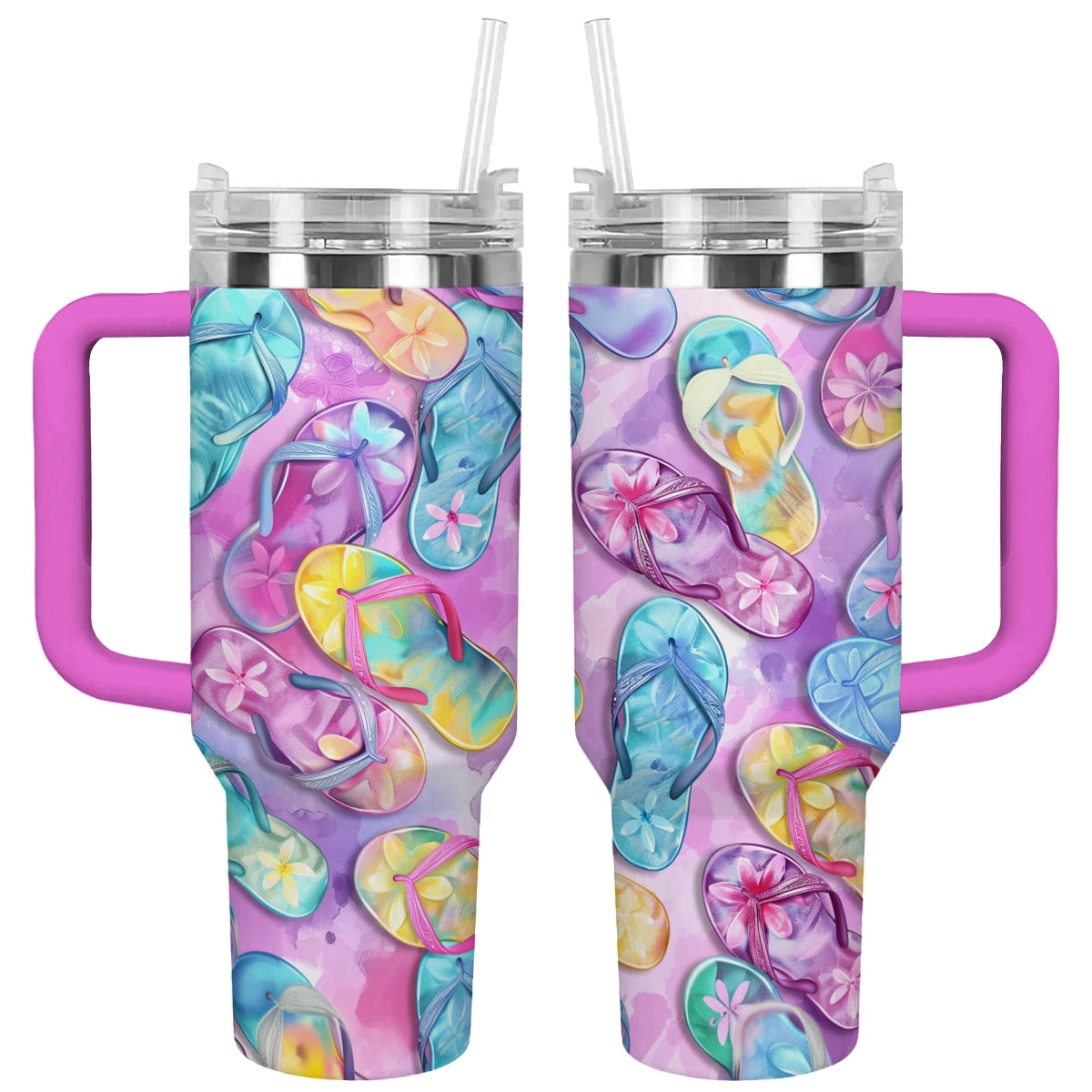 Glänzendes Tumbler Flipflop Fantasy