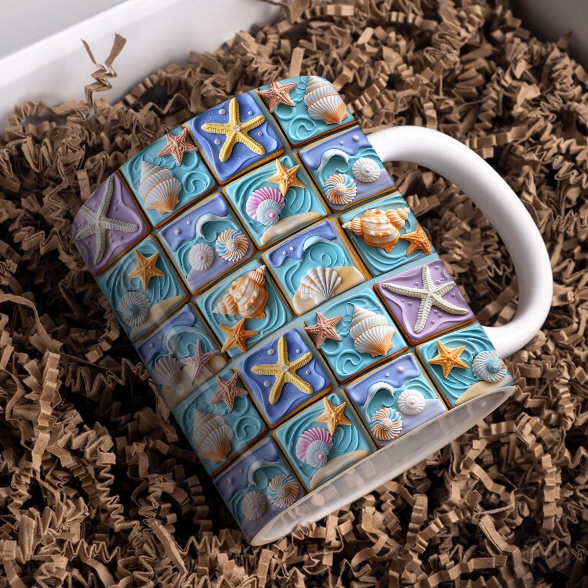 Shineful Ceramic Mug Shell Harmony