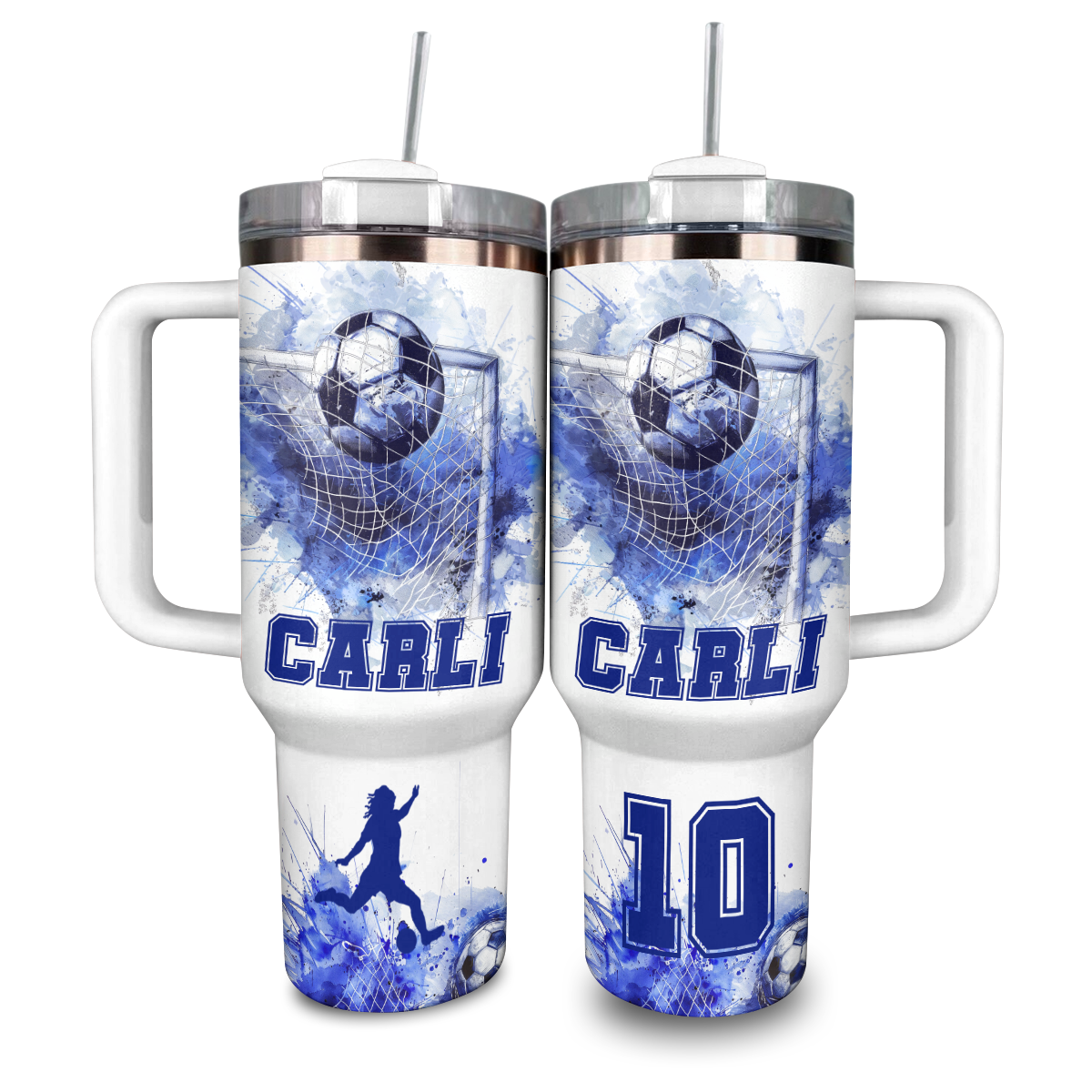 Shineful Personalized Tumbler Soccer Goal