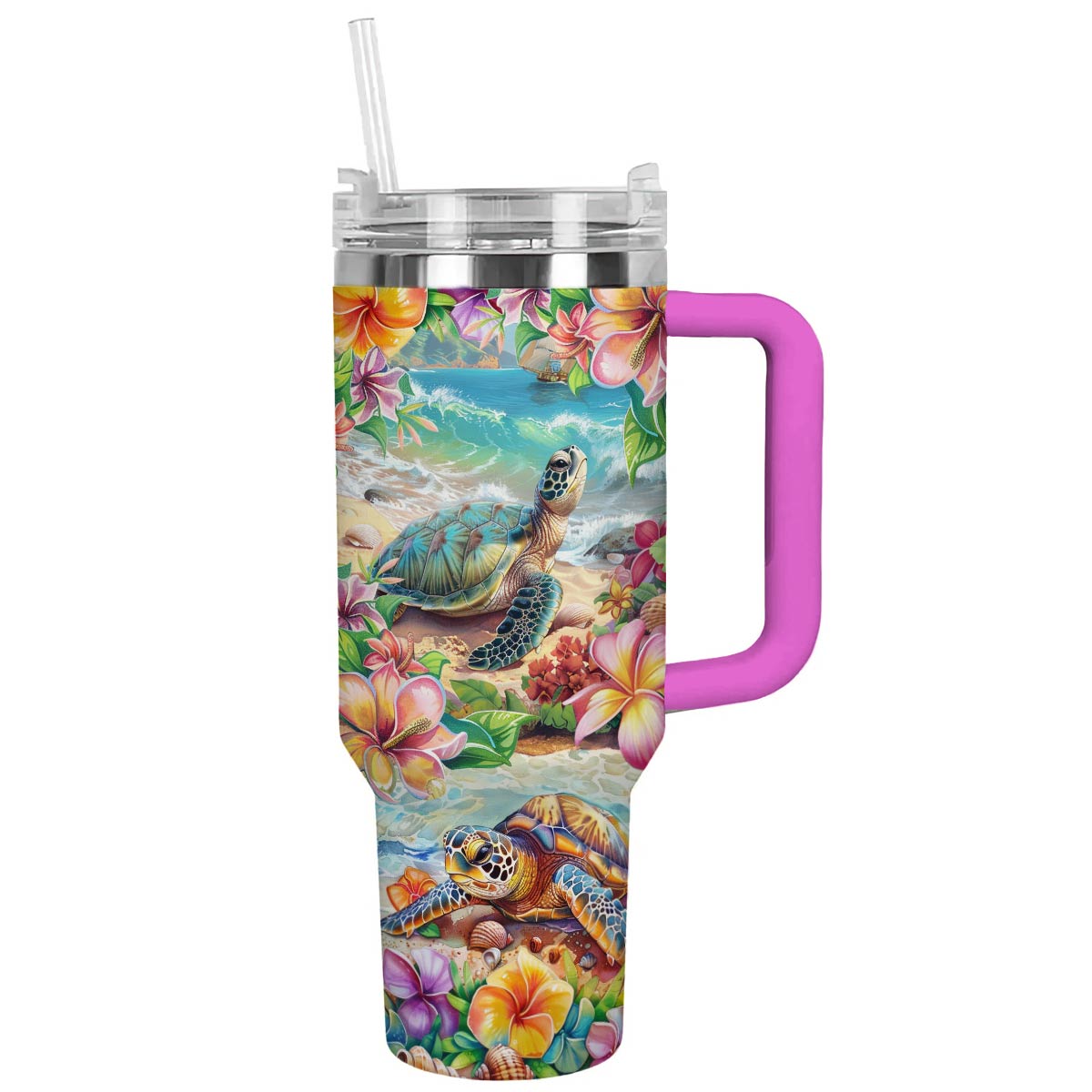 Tortue Hibicus Shineful Tumbler