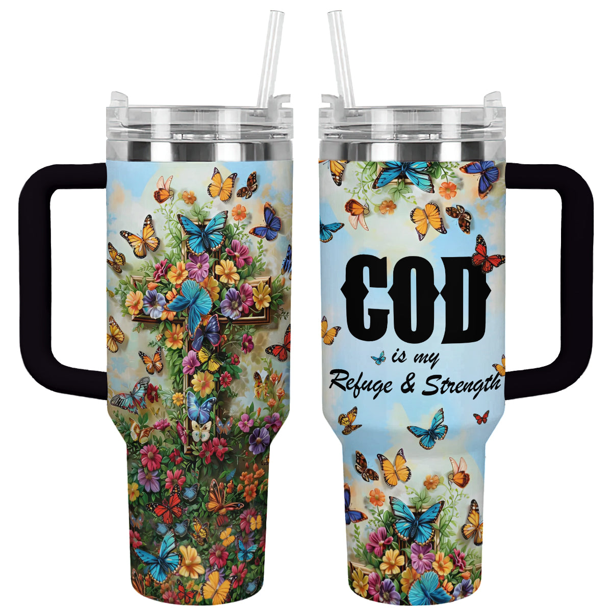 Shineful Tumbler Butterfly Divine Serenity