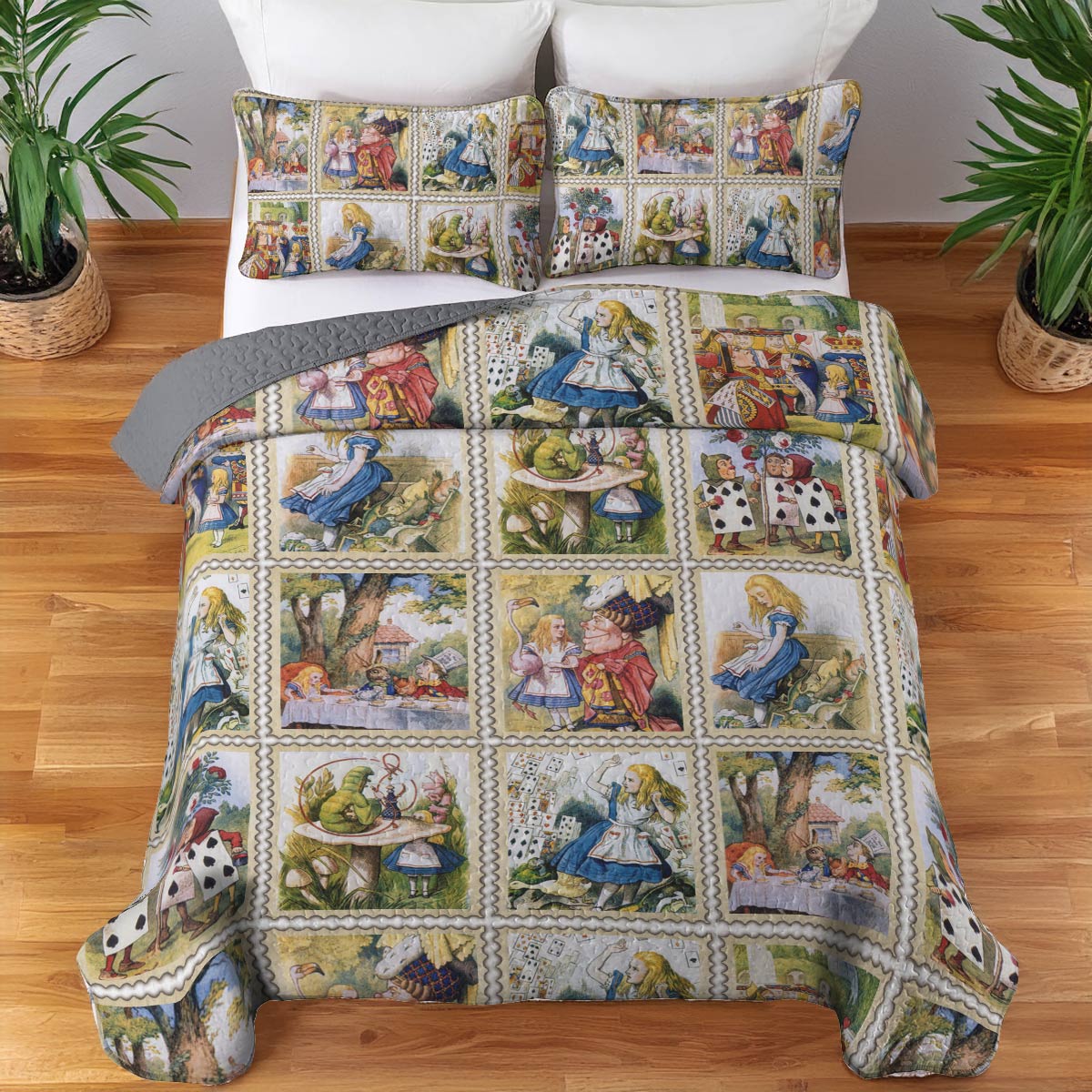 Shineful All Season Quilt 3-Piece Set Wonderland Stamp