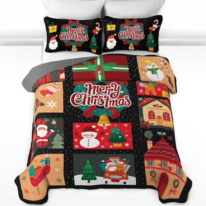 Shineful All Season Quilt 3-Piece Set Christmas Cheer