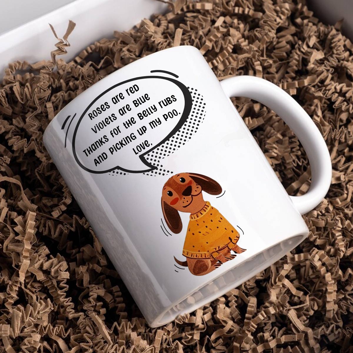 Shineful Ceramic Mug Dachshund Funny