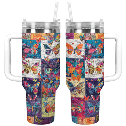 Glänzender Becher Flutter Fantasy Schmetterling