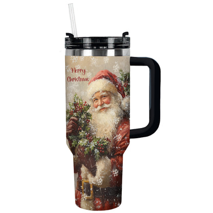 Shineful Tumbler Cheerful Santa Claus