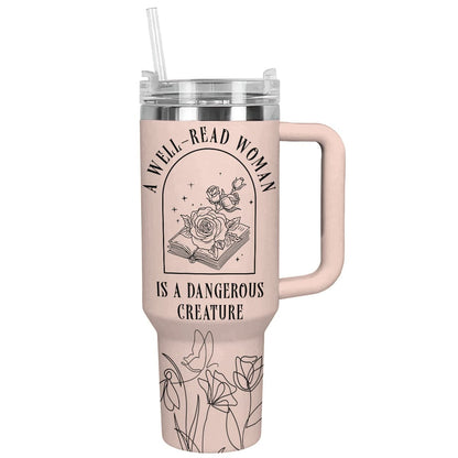 Reading 40 Oz Shineful™ Tumbler Well-Read Woman Nl09 Pink 40Oz