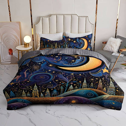 Shineful All Season Quilt 3-Piece Set Starry Night