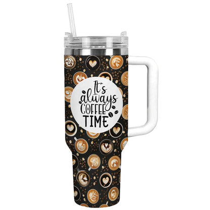 Shineful Tumbler Coffee Time