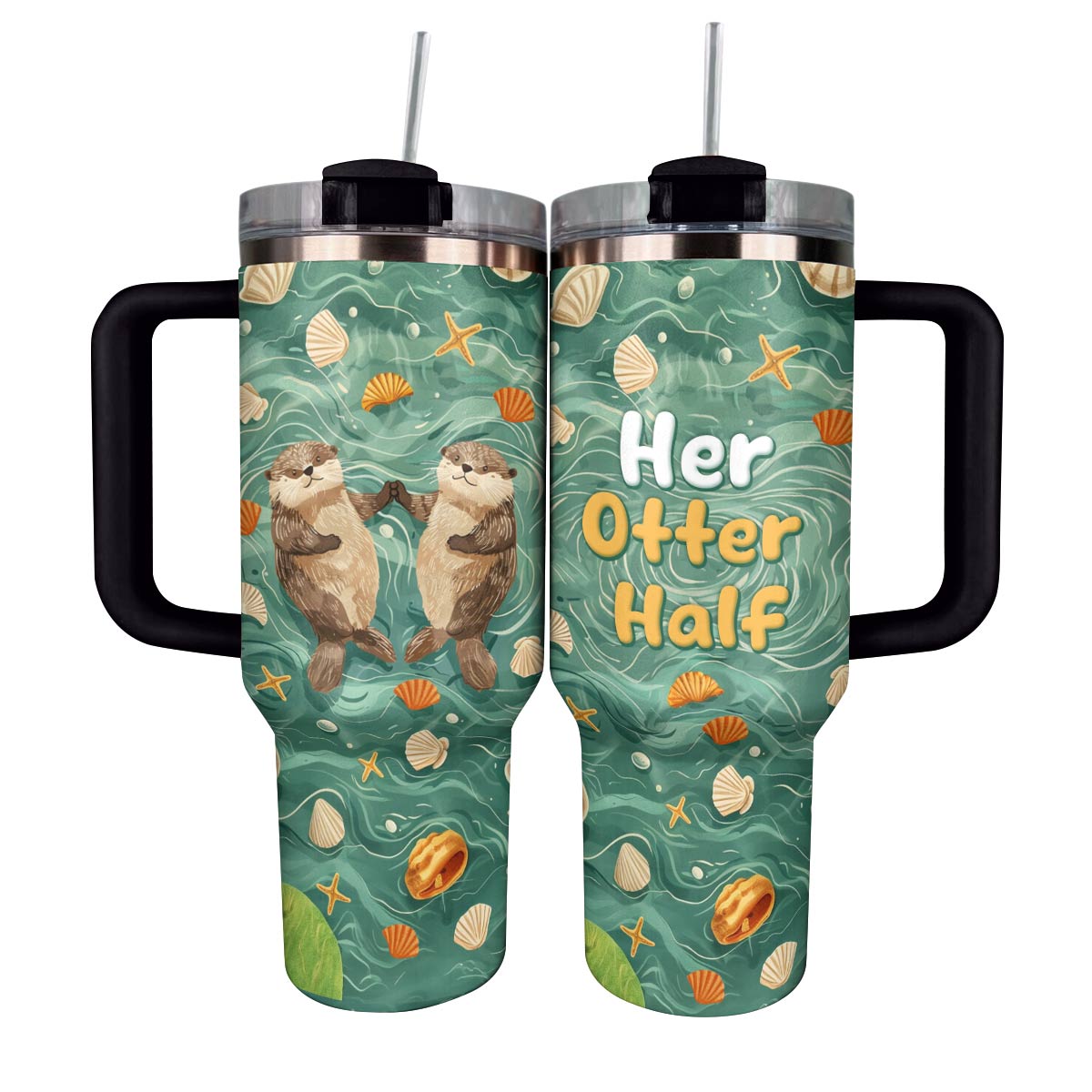 Shineful Tumbler Her Otter Half