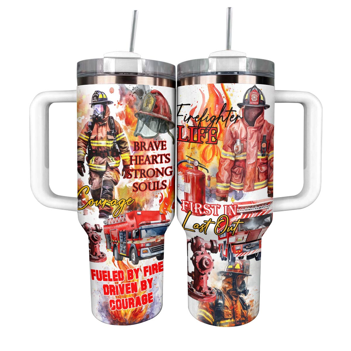 Shineful Tumbler Firefighter Spirit