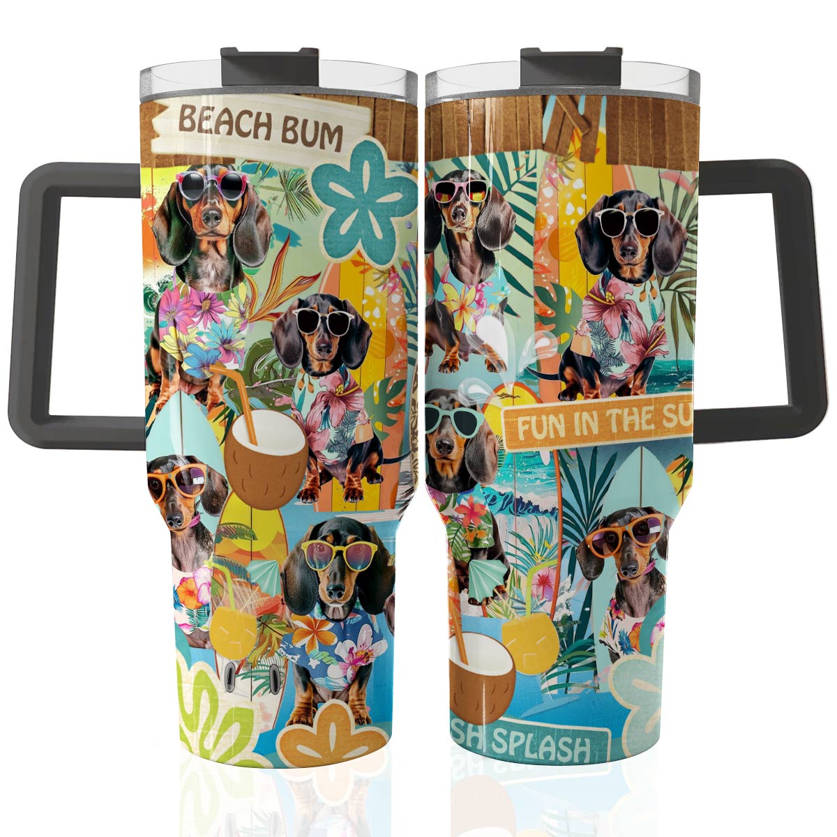 Shineful Tumbler Dackel Sommerstimmung