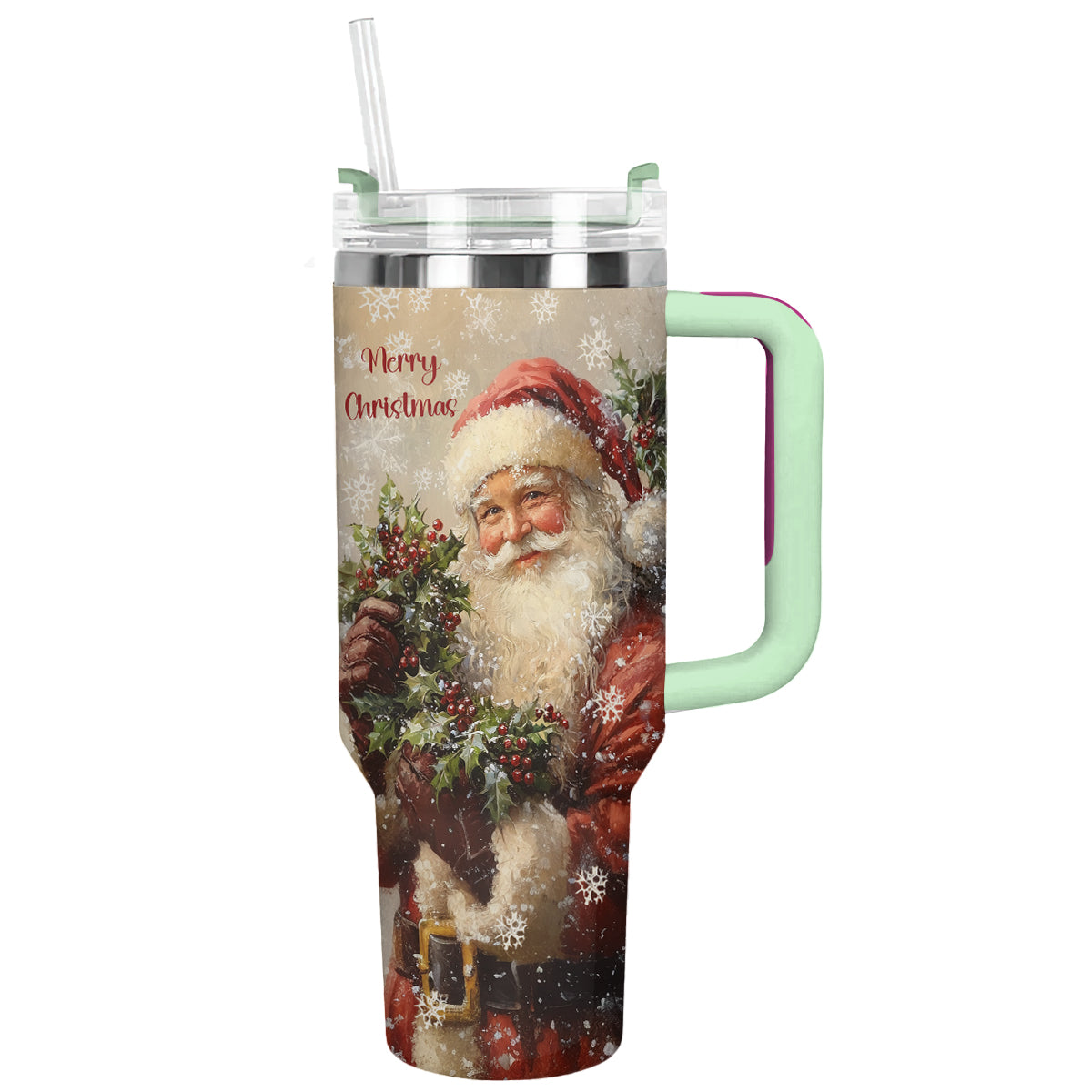 Shineful Tumbler Cheerful Santa Claus