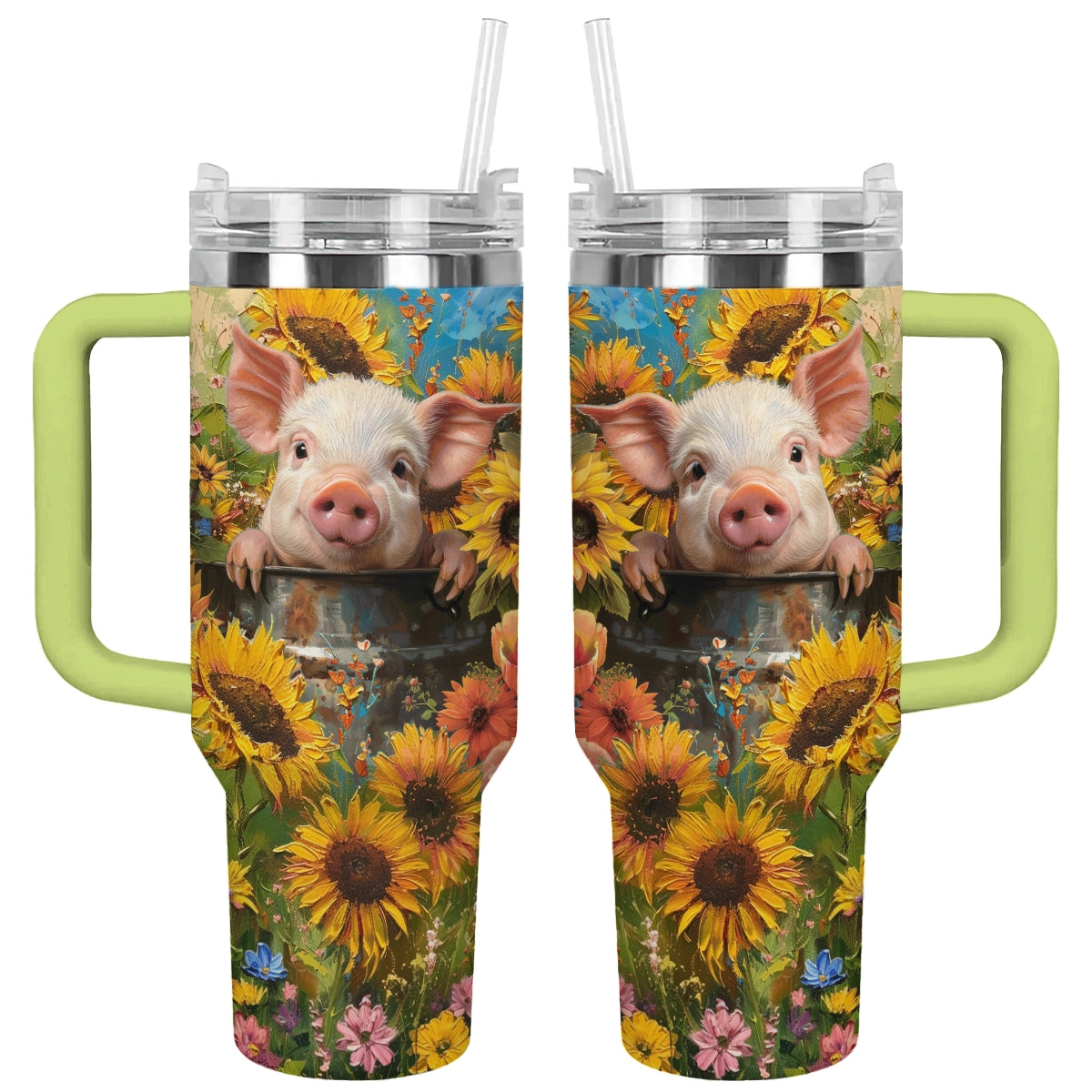 Shineful Tumbler Sunflower Piglet