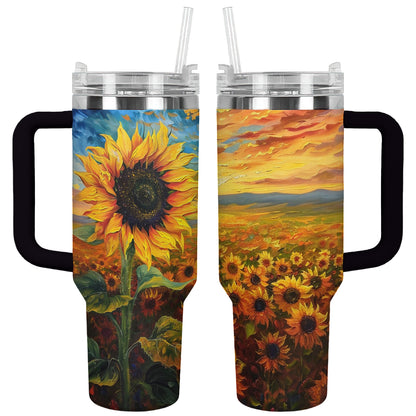 Shineful Tumbler Sunflower Sunset Dream