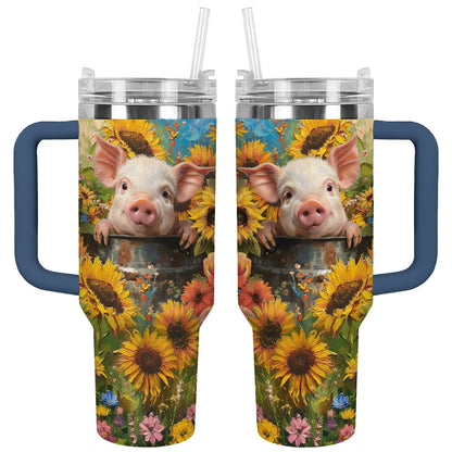 Shineful Tumbler Sunflower Piglet