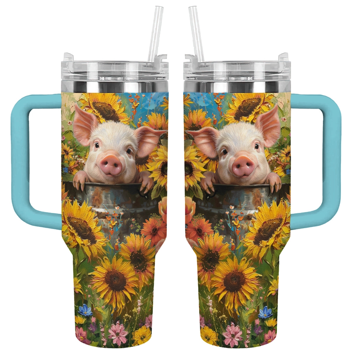 Shineful Tumbler Sunflower Piglet