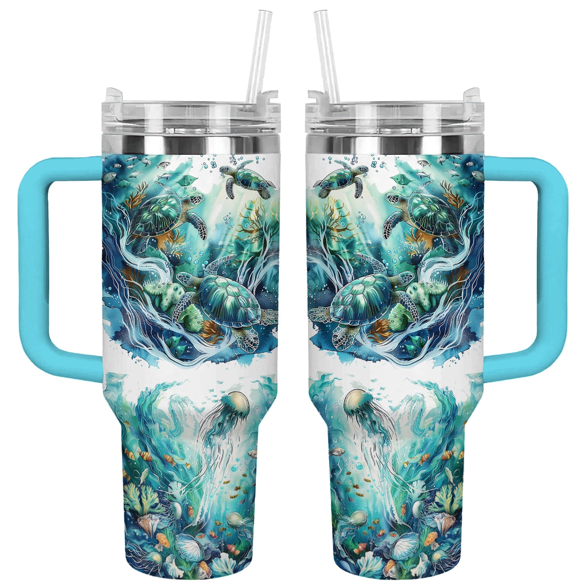 Shineful Tumbler Jellyfish Sea Turtle