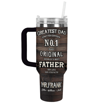 Shineful Personalized Tumbler The Greatest Dad