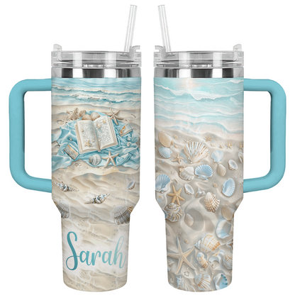 Shineful Tumbler Personalized Reading Lover Beach Lover Dreamy