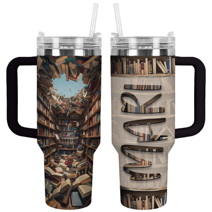 Shineful Tumbler Personalized Book Lover Reading Enthusiast KL30