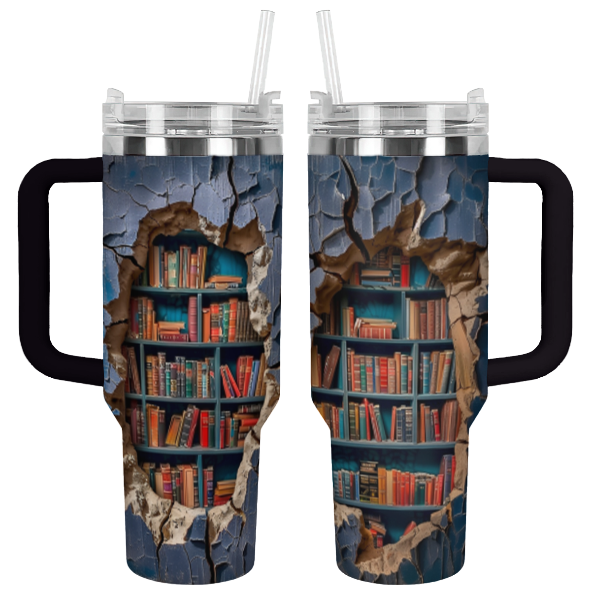 Shineful Tumbler BookGem Wandportal Buchliebhaber KL30