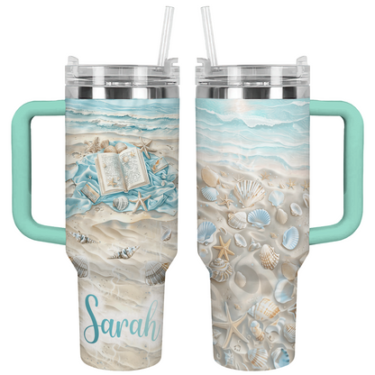 Shineful Tumbler Personalized Reading Lover Beach Lover Dreamy