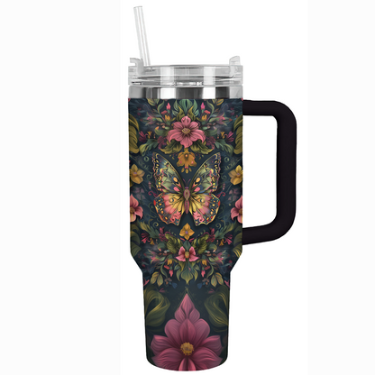 Shineful Tumbler Elegant Butterfly Blossom