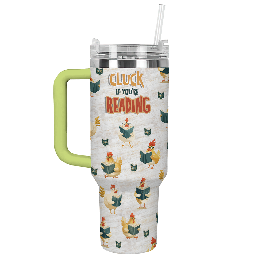 Shineful Tumbler Lesen Huhn Liebhaber Glucksen Wenn Sie lesen