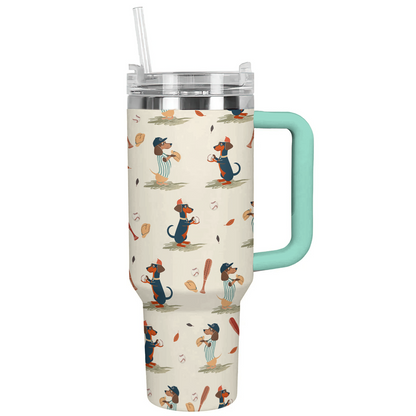 Shineful Tumbler Dachshund Baseball Buddies