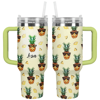 Shineful Tumbler Personalized Pinepapple Lover Lovely