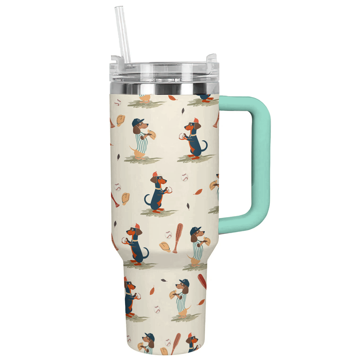 Shineful Tumbler Dachshund Baseball Buddies