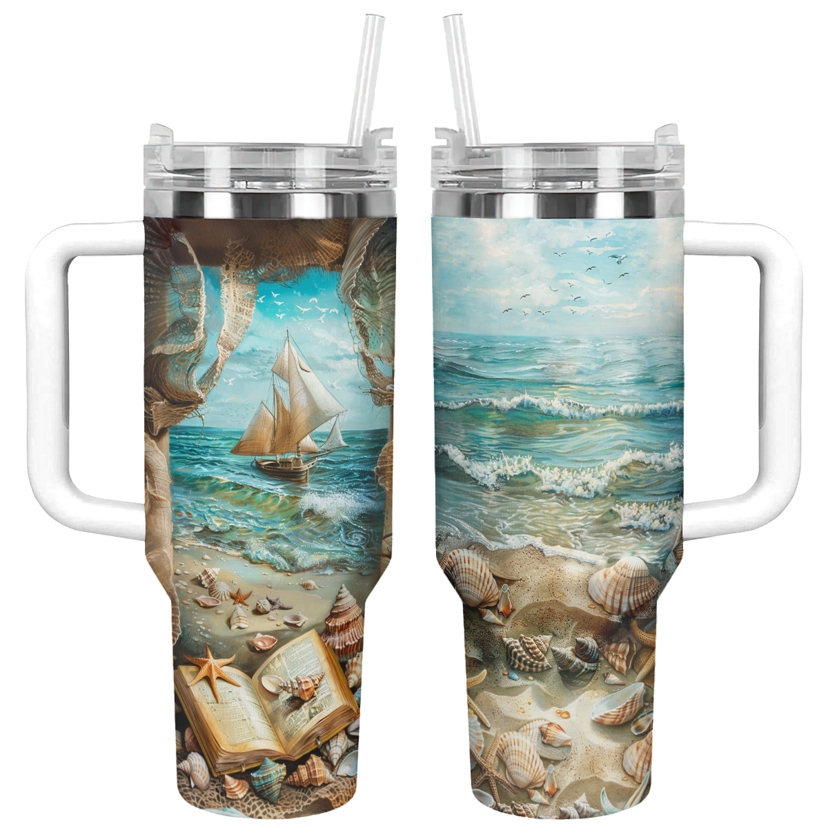 Shineful Tumbler Maritime Muses Reading Adventure