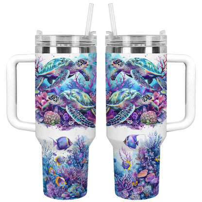 Shineful Tumbler Coral Reef Turtle