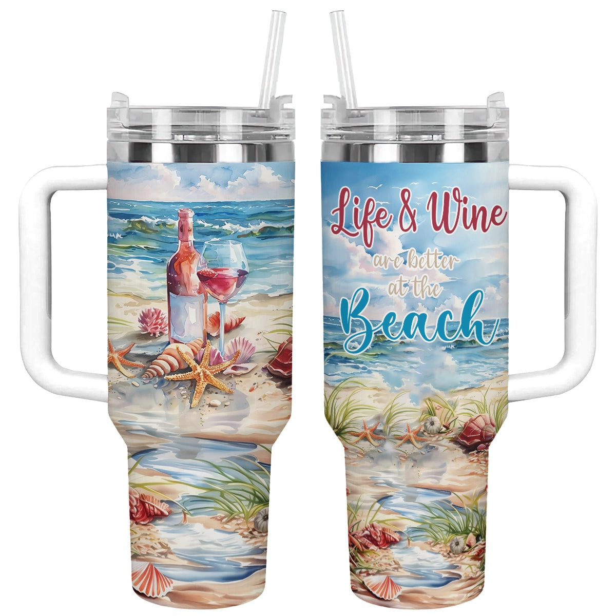 Shineful Tumbler Life & Wine