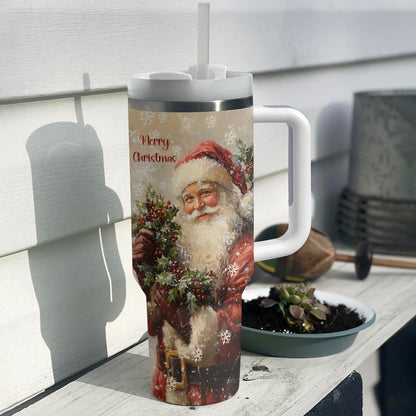 Shineful Tumbler Cheerful Santa Claus