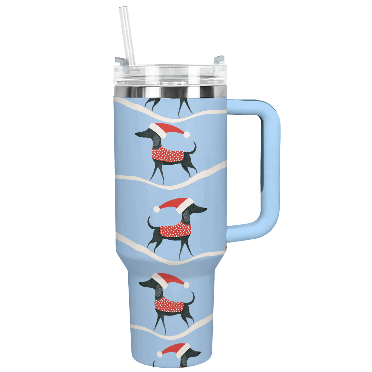 Shineful Tumbler Jolly Dachshund Christmas