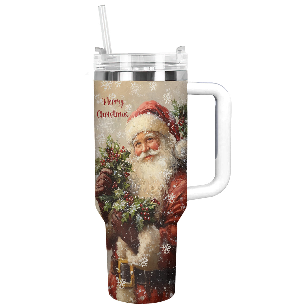 Shineful Tumbler Cheerful Santa Claus