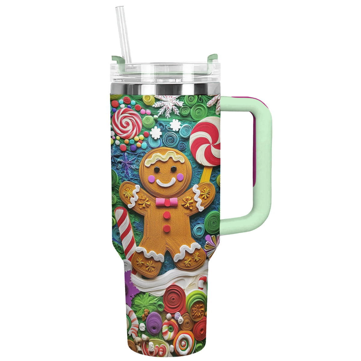 Shineful Tumbler Gingerbread Man Christmas