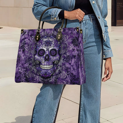 Shineful Leather Bag Gorgeous Mandala Skull