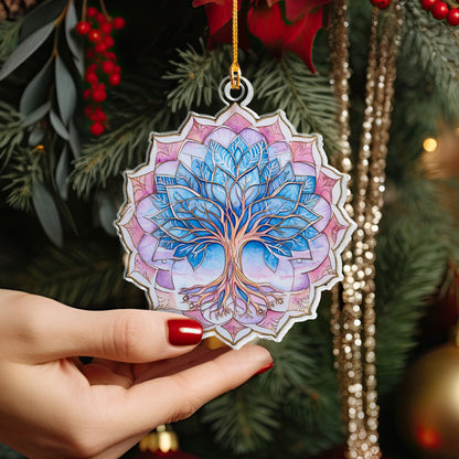 Shineful 2D Acrylic Ornament - Serenity Tree of Life Mandala