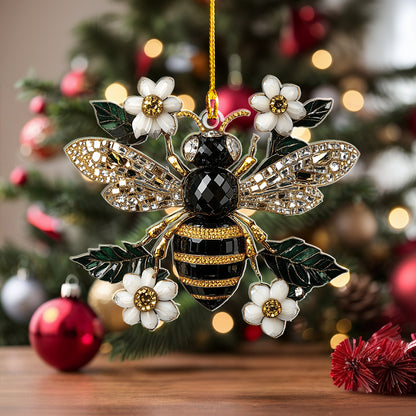 Shineful 2D Acrylic Ornament Diamond Bee