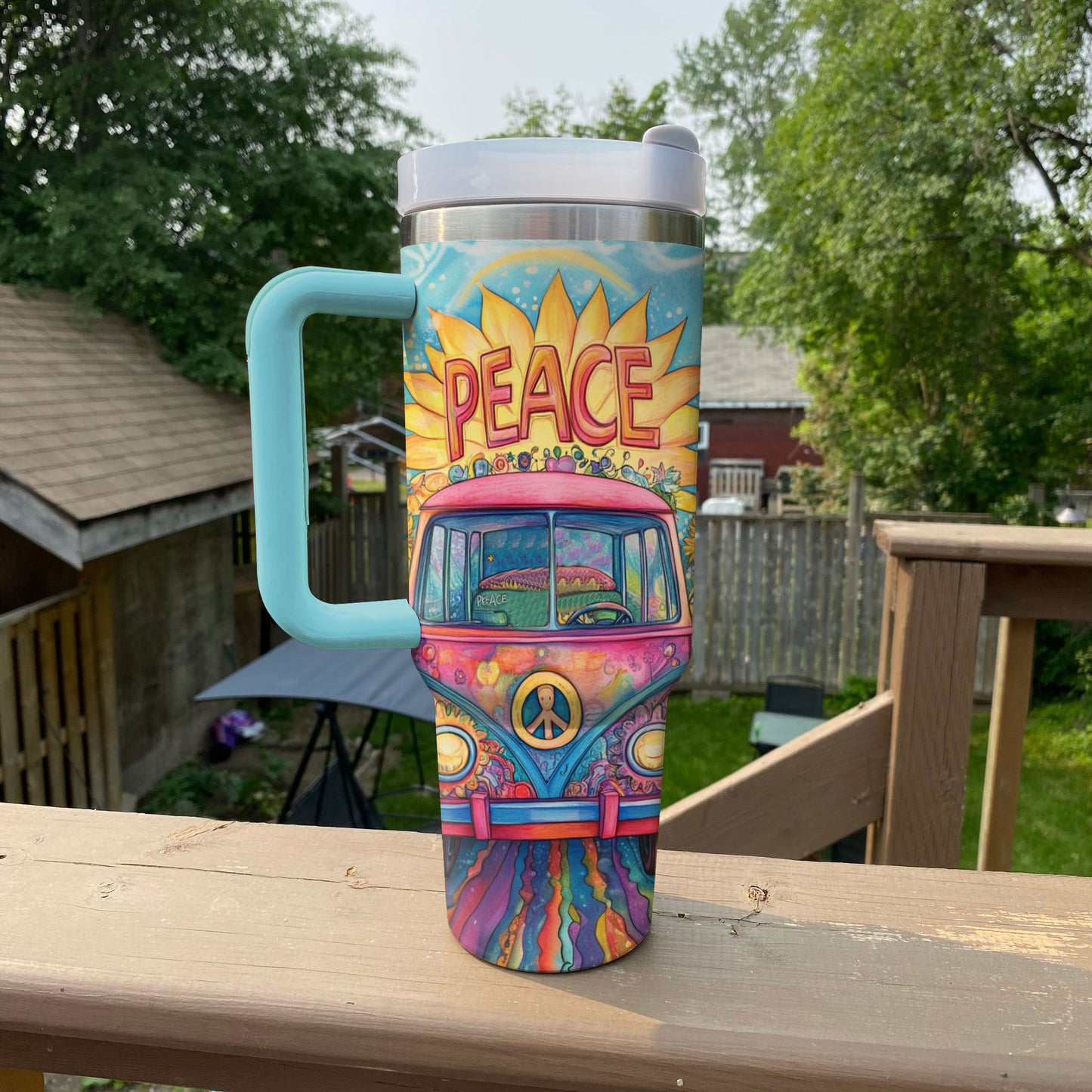 Shineful Tumbler Sunflower Van Hippie